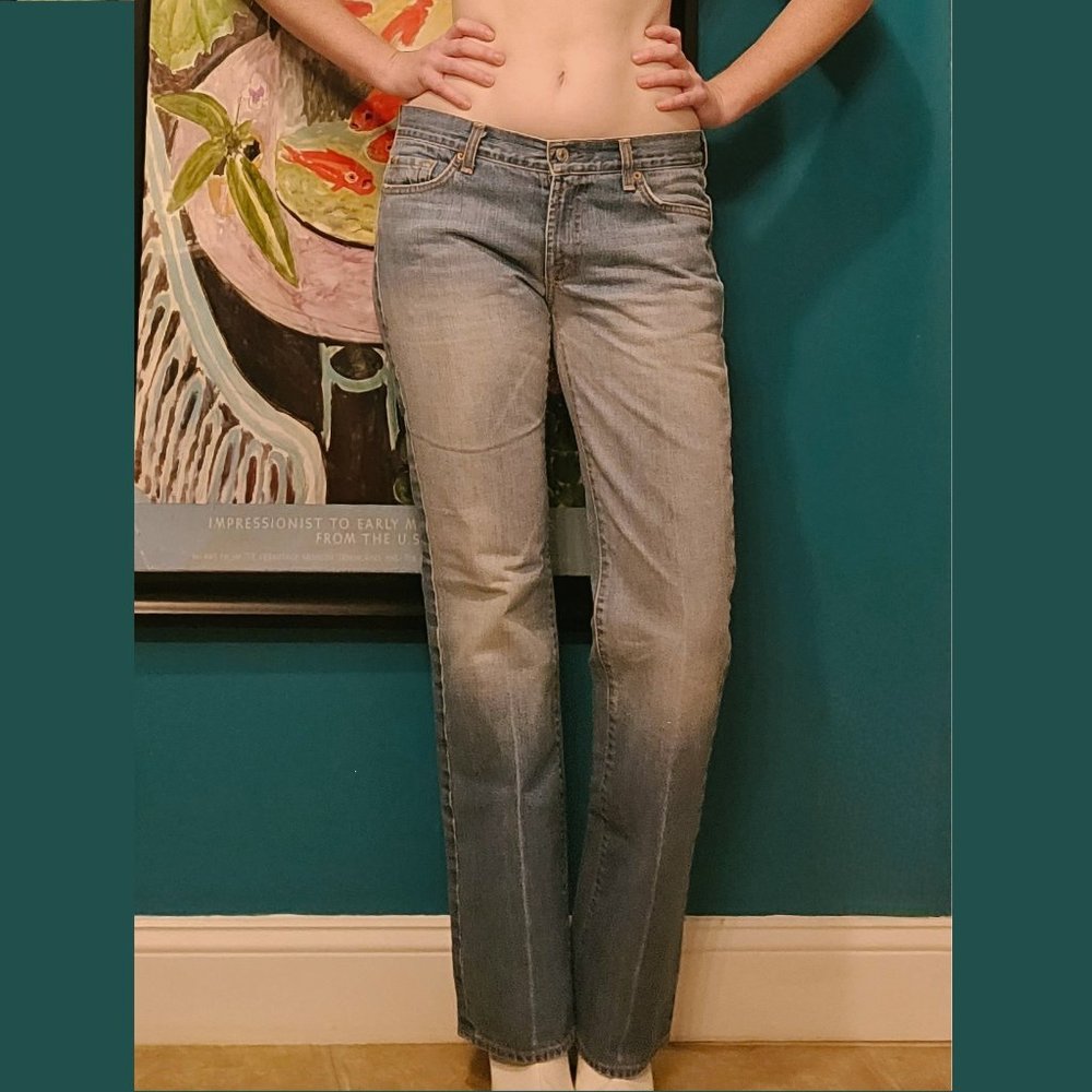 Y2K Low Rise, Straight Leg, Boot Cut, Light Wash Jeans